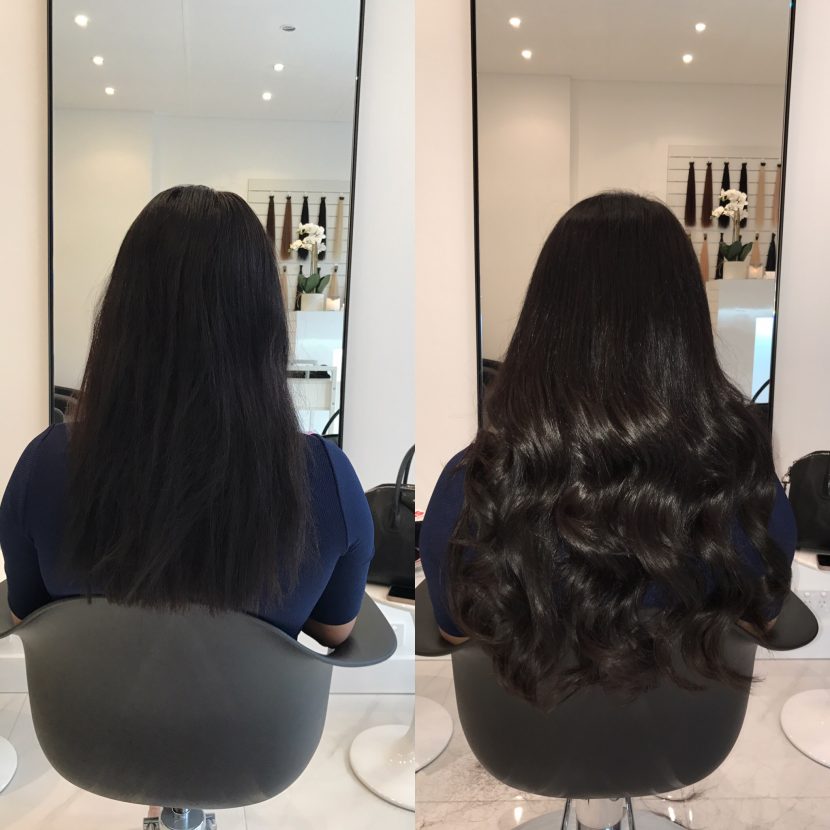 Nano Beads Hair Extensions Before and After Images Australia’s