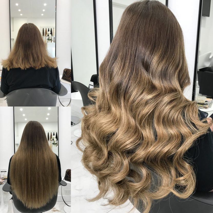 Minikin Bead Hair Extension Before and After Images Australia’s